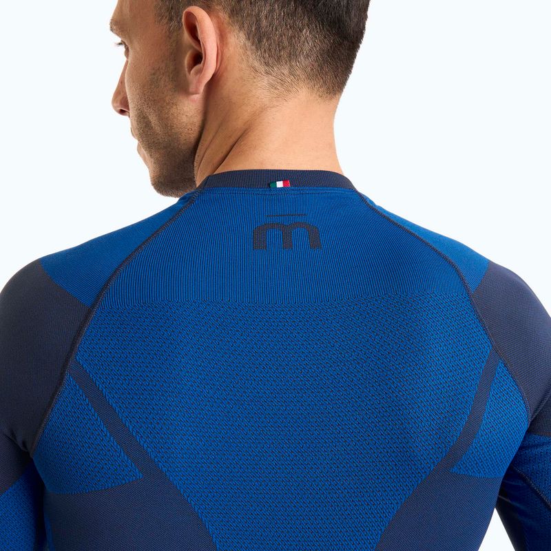 Men's thermal active sweatshirt Mico Warm Control Round Neck piombo 3