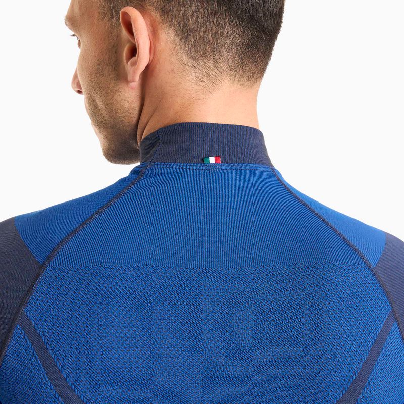 Men's thermal active sweatshirt Mico Warm Control Mock Neck piombo 4