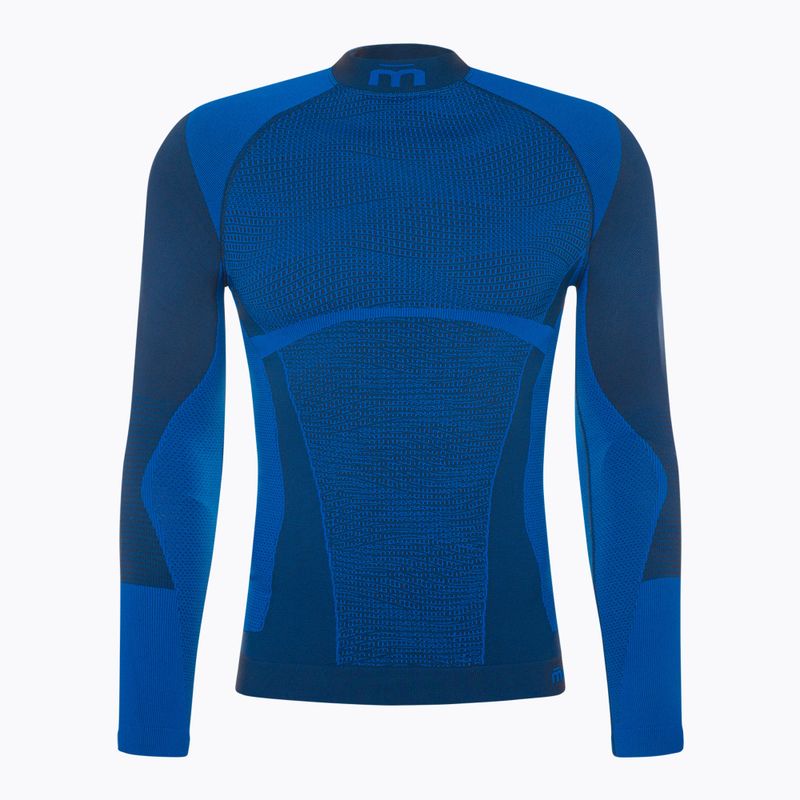 Men's thermal active sweatshirt Mico Warm Control Mock Neck piombo 6