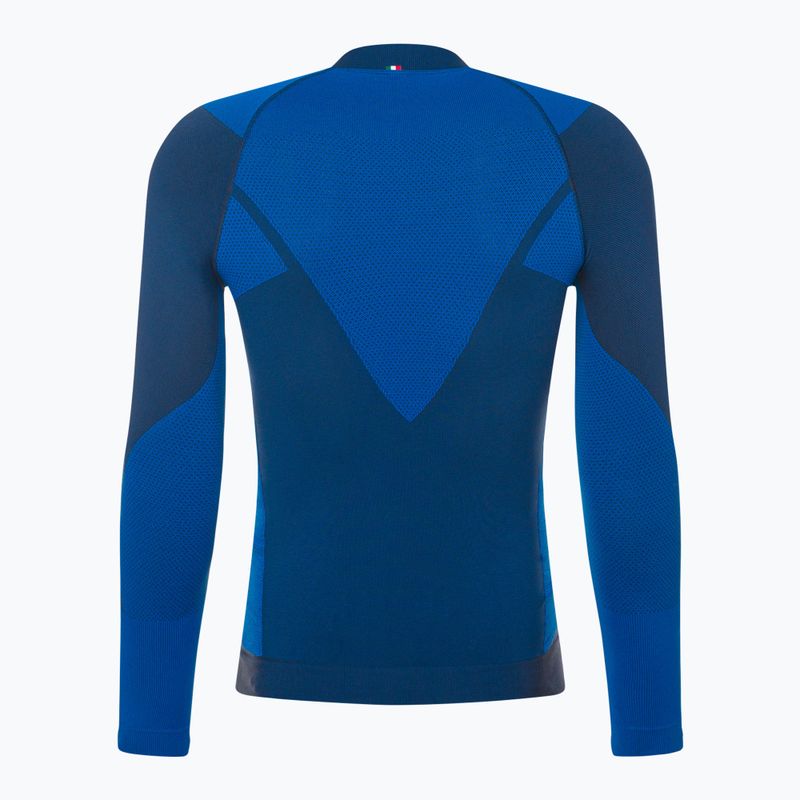 Men's thermal active sweatshirt Mico Warm Control Mock Neck piombo 7