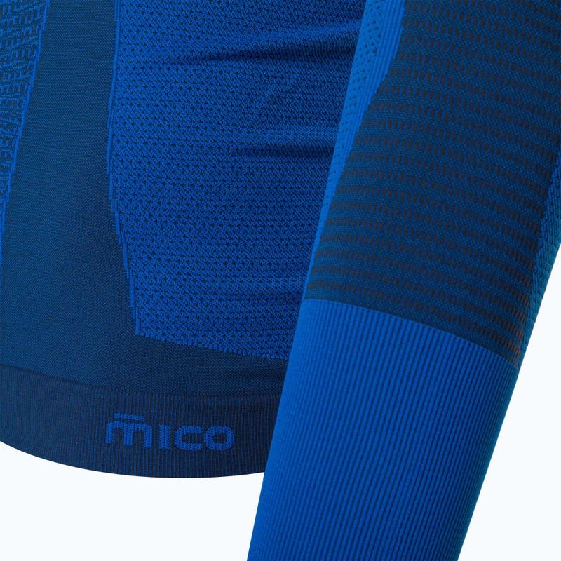 Men's thermal active sweatshirt Mico Warm Control Mock Neck piombo 8