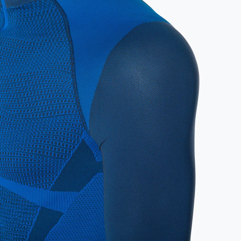 Men's thermal active sweatshirt Mico Warm Control Zip Neck piombo 3