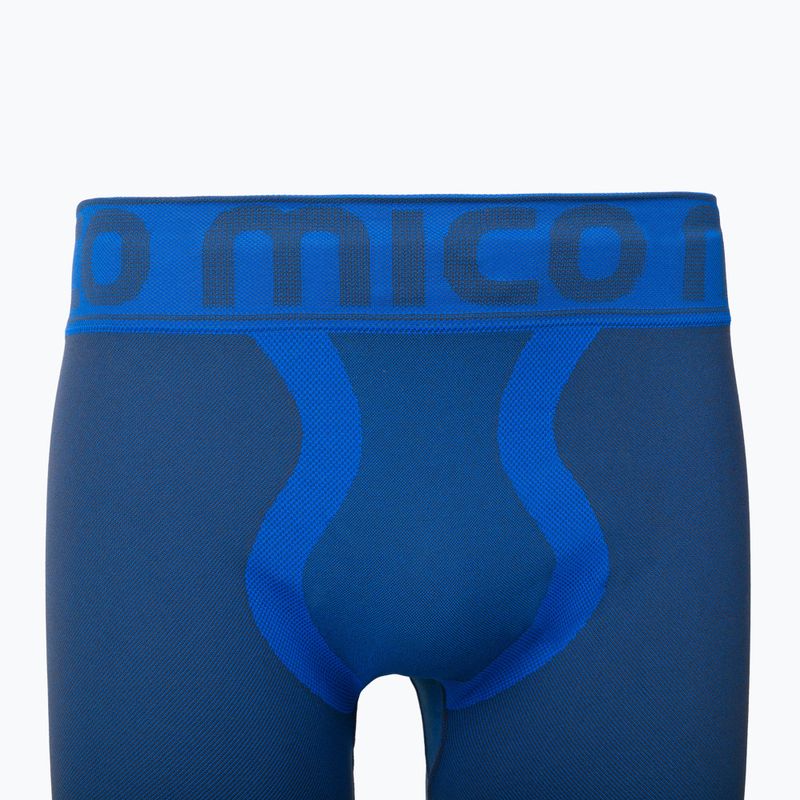 Men's Mico Warm Control thermal pants blue CM01853 3