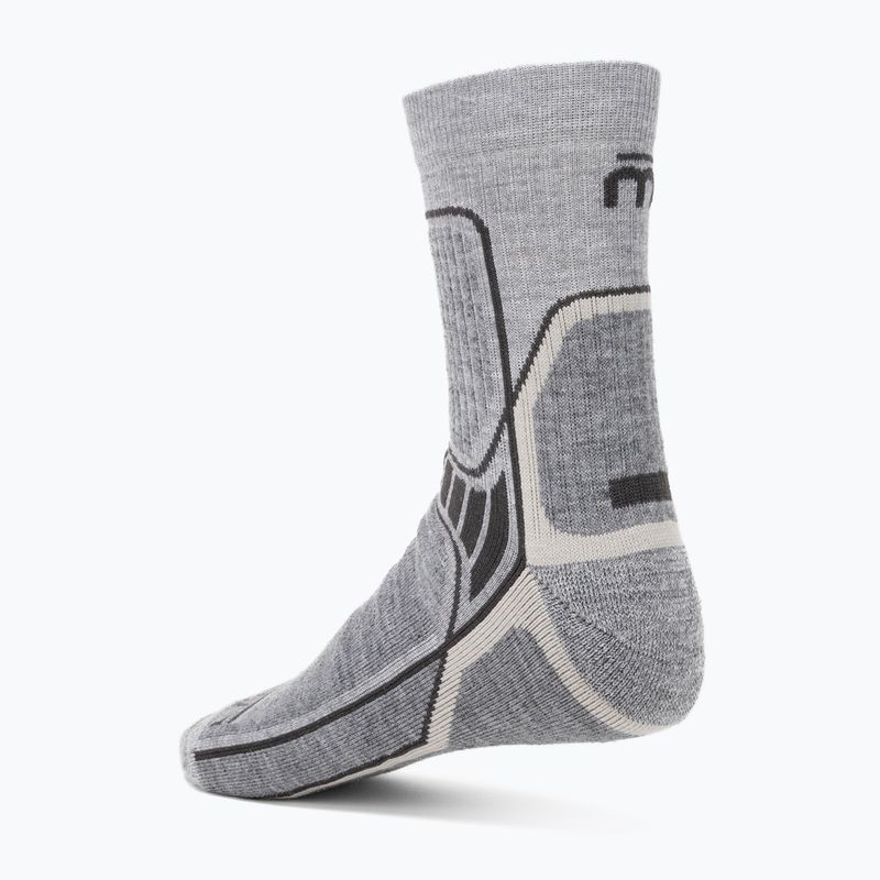 Mico Light Weight X-Performance Hike Crew grey trekking socks CA03071 2