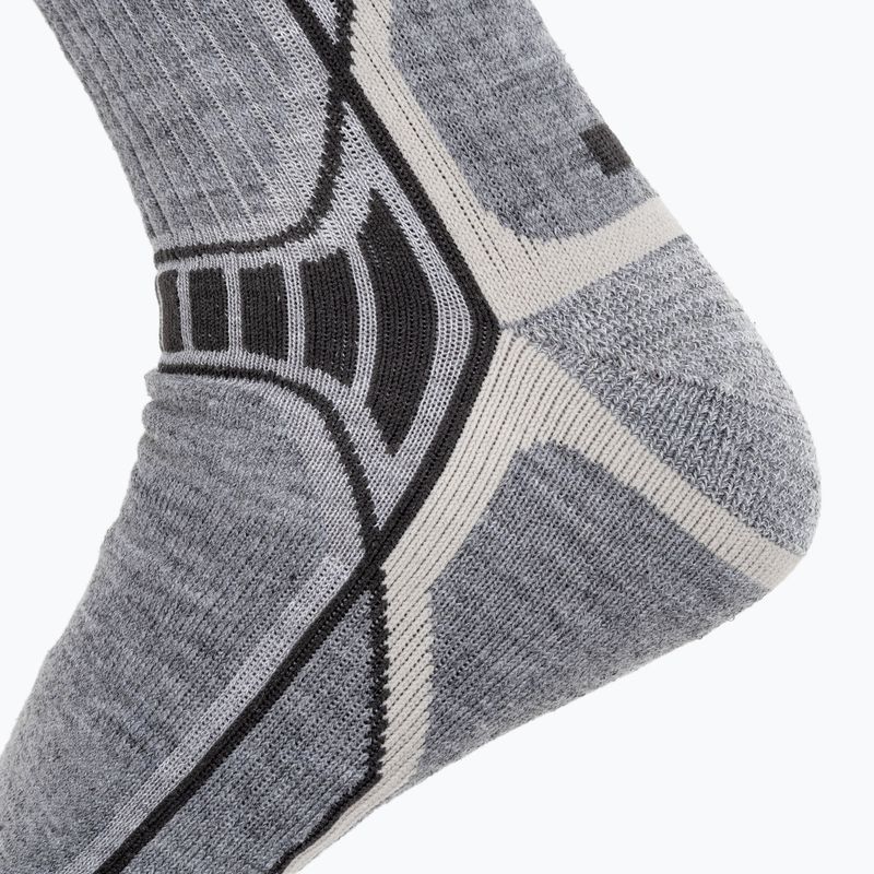 Mico Light Weight X-Performance Hike Crew grey trekking socks CA03071 3