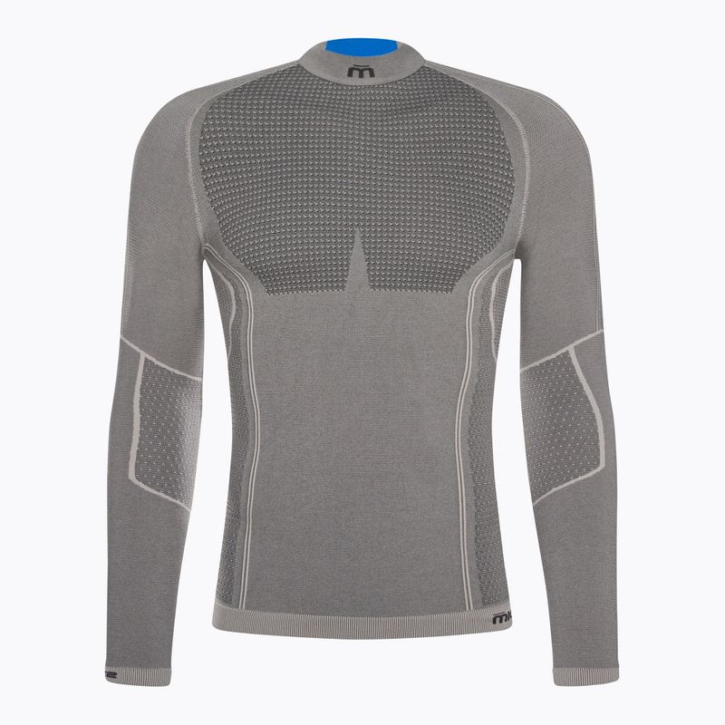 Men's thermal active sweatshirt Mico Odor Zero Mock Neck grigio 5
