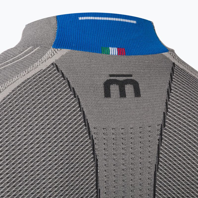 Men's thermal active sweatshirt Mico Odor Zero Mock Neck grigio 8
