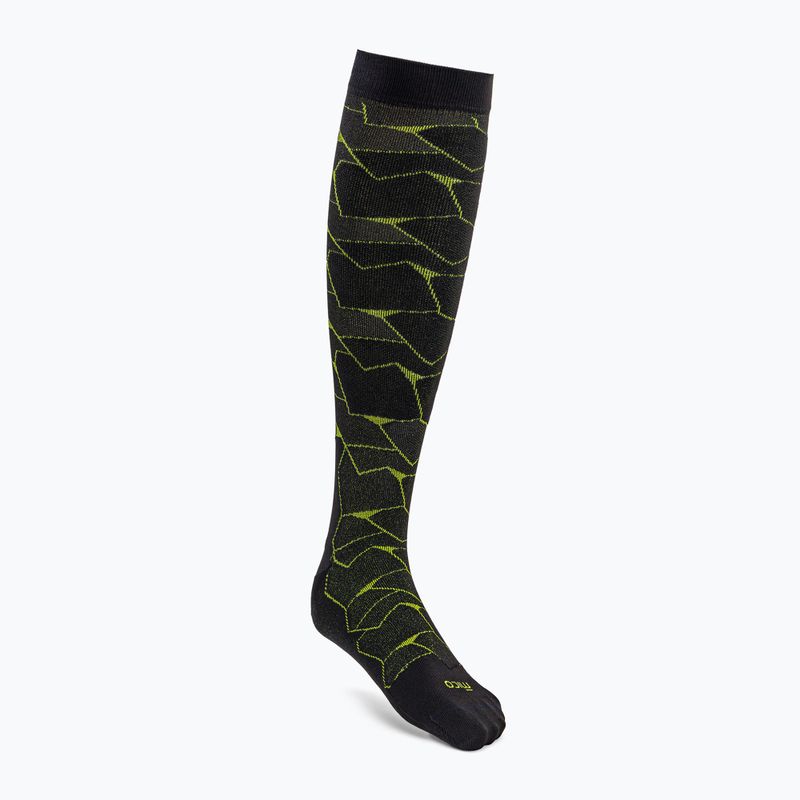 Mico X-Light Weight X-Perf Ski Touring socks black/yellow CA00282