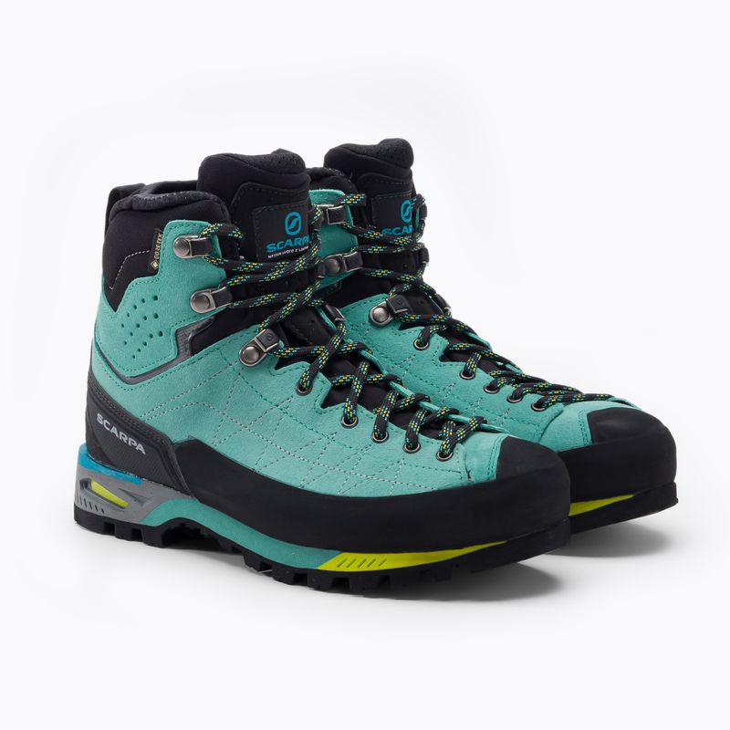 Women's high alpine boots SCARPA Zodiac Tech GTX blue 71100-202 5