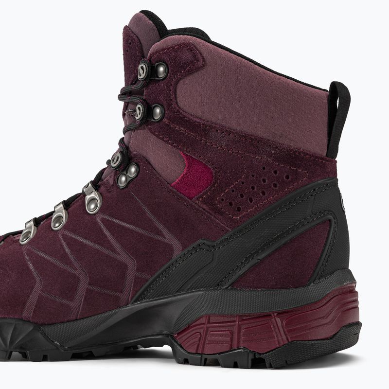 Women's trekking boots SCARPA ZG Trek GTX maroon 67075 9