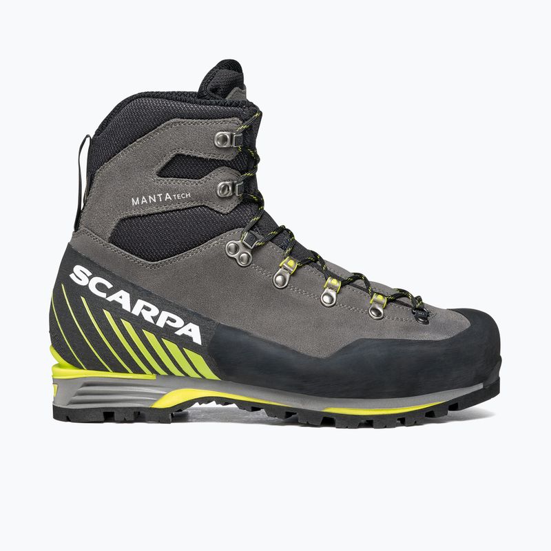 Men's trekking boots SCARPA Manta Tech Gtx shark/lime 2