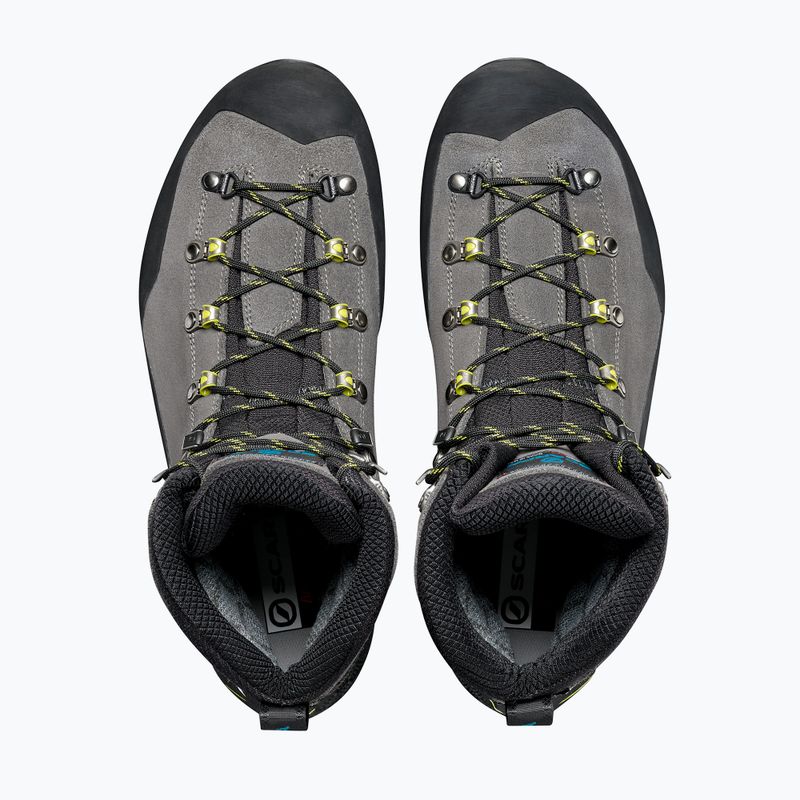 Men's trekking boots SCARPA Manta Tech Gtx shark/lime 6