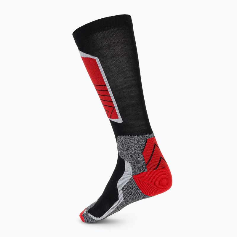 Nordica Tech Junior ski socks black/ red/ white 2