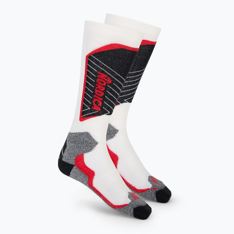 Children's ski socks Nordica Tech Junior white/black/red 2