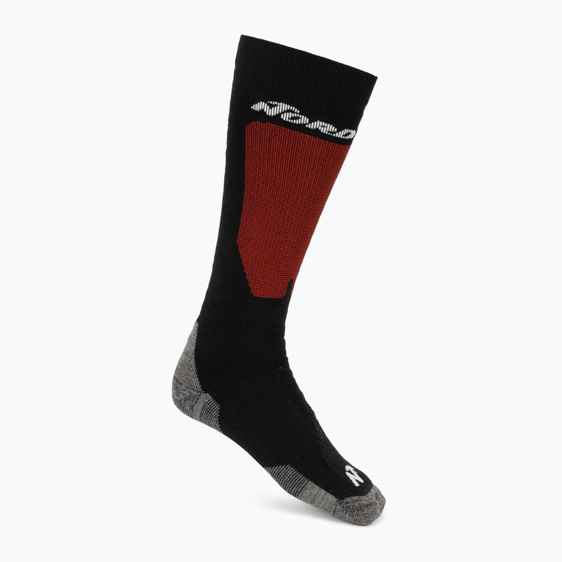 Ski socks Nordica Uni 2.0 2 pairs grey/red+black/red 3