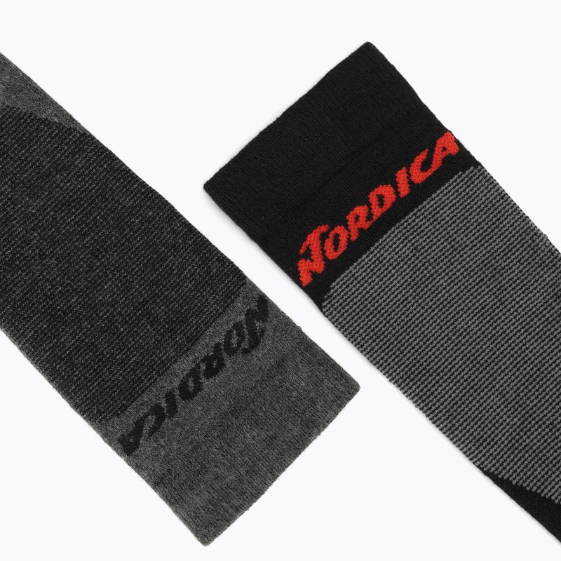 Nordica ski socks Uni 2.0 2 pairs grey/anthra/black/antra 5
