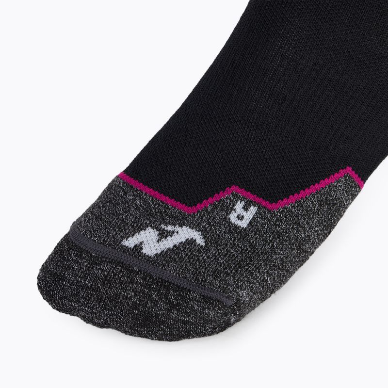 Women's ski socks Nordica High Performance 3.0 black/fuxia/white 3