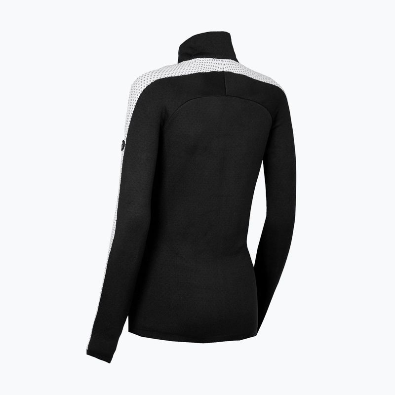 Women's thermal sweatshirt Newland Cordelia Full Zip black/white 2