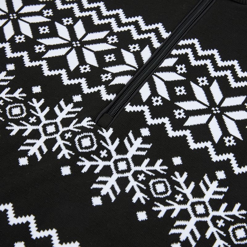 Women's thermal sweatshirt Newland Groenlandia Half Zip black/white 3