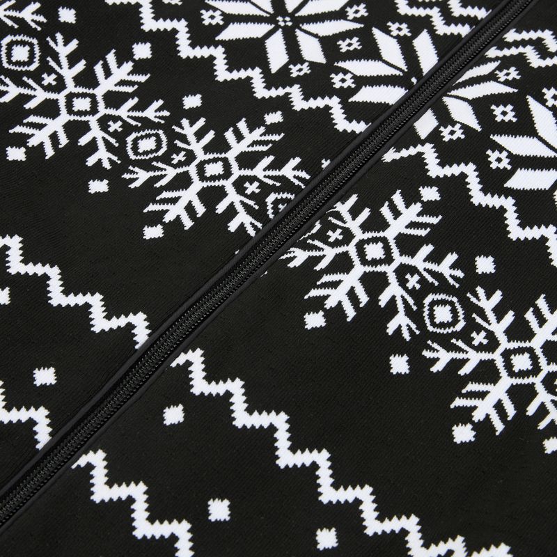 Women's Newland Guenda Full Zip thermal sweatshirt black/white 3