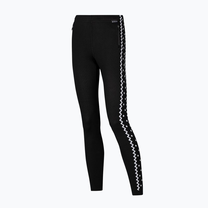 Women's thermal trousers Newland Hannelore black/white