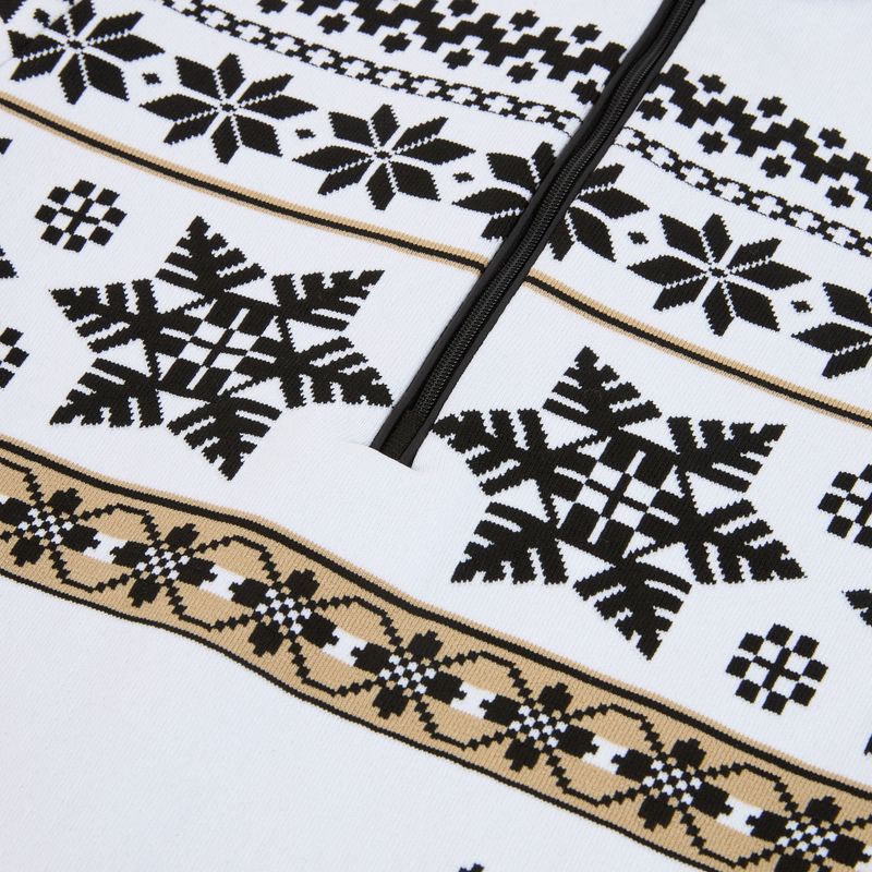 Women's thermal sweatshirt Newland Isalind Half Zip white/black 3