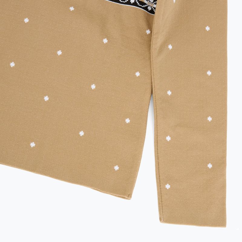 Women's thermal sweatshirt Newland Isalind Half Zip biscuit/white 4