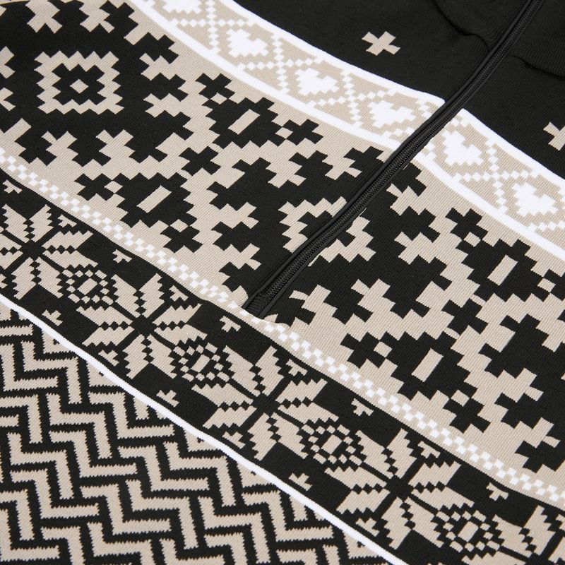 Women's thermal sweatshirt Newland Kristel Half Zip black/stone 3