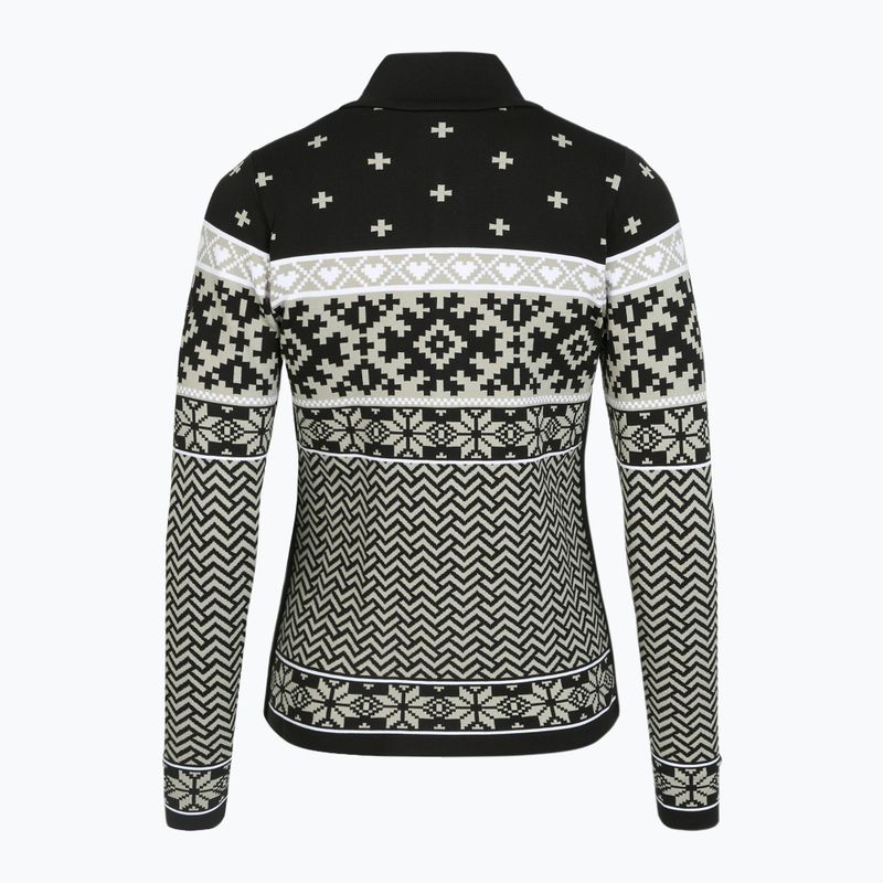 Women's thermal sweatshirt Newland Kylie Full Zip black/stone 2