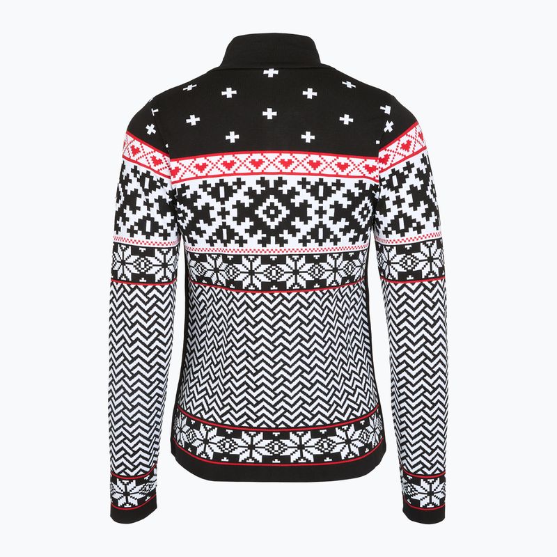 Women's thermal sweatshirt Newland Kylie Full Zip black/white 2