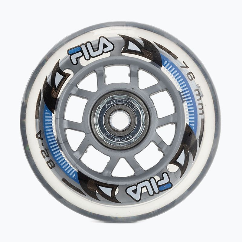 Rollerblade wheels with bearings FILA Wheels+A5+Alus 6mm white