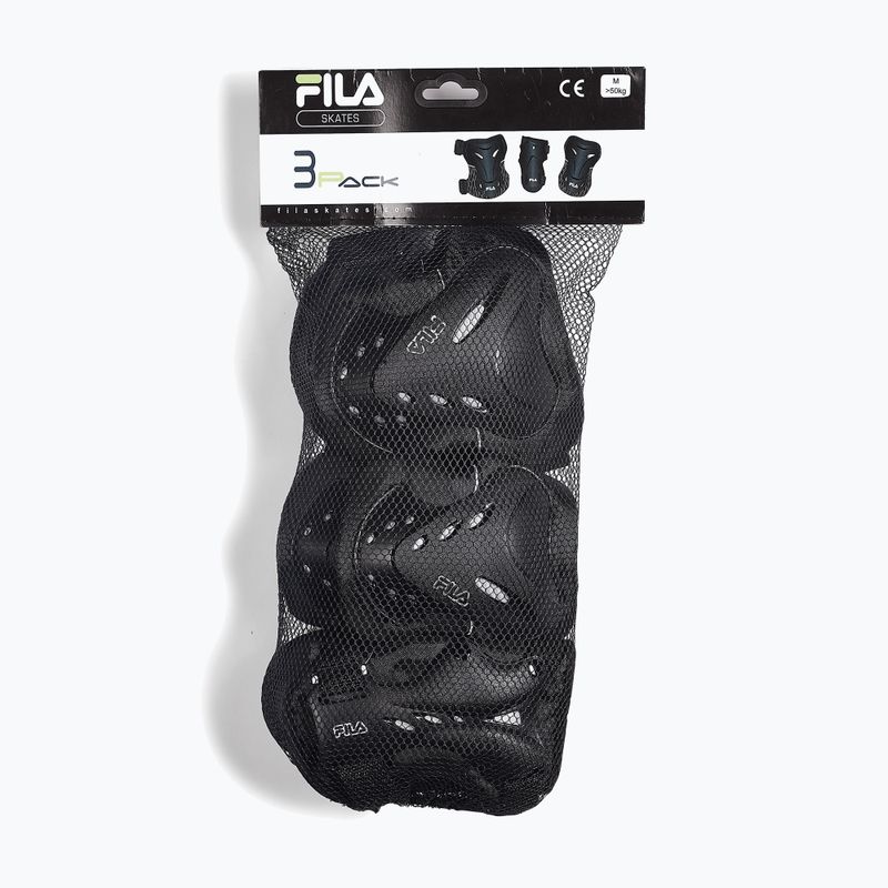 Men's protection set FILA FP Gears black/silver 7