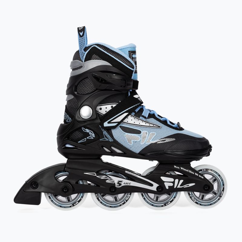 Women's rollerblades FILA Legacy Comp Lady black/blue 2