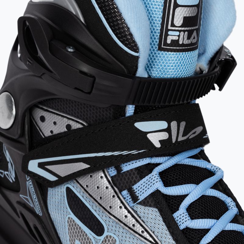 Women's rollerblades FILA Legacy Comp Lady black/blue 5