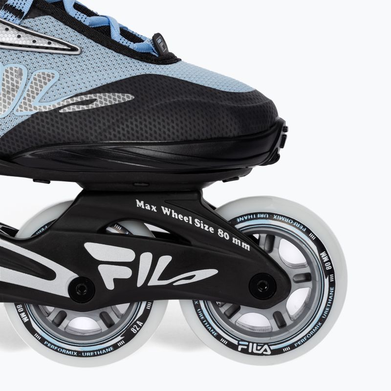 Women's rollerblades FILA Legacy Comp Lady black/blue 6
