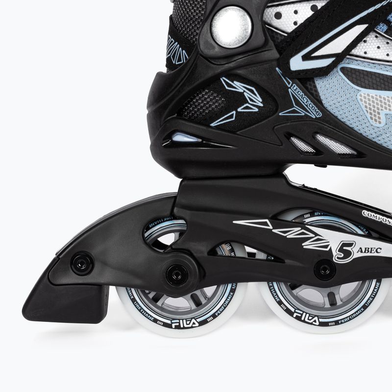 Women's rollerblades FILA Legacy Comp Lady black/blue 7