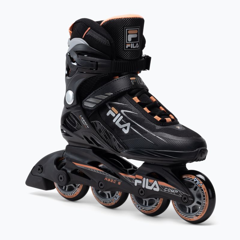 Women's rollerblades FILA Legacy Comp black/salmon