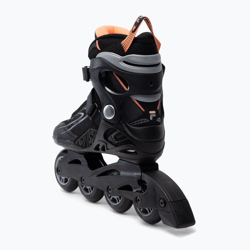 Women's rollerblades FILA Legacy Comp black/salmon 3