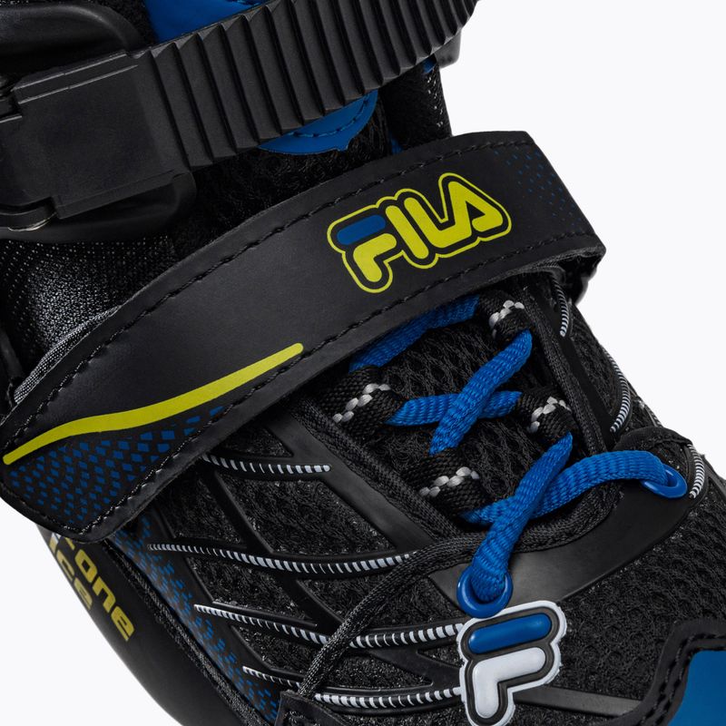 Children's skates FILA X-One blue/lime 5