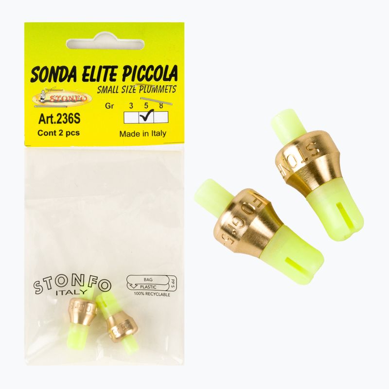 Stonfo clamping ground gauge 2 pcs yellow ART.236-1