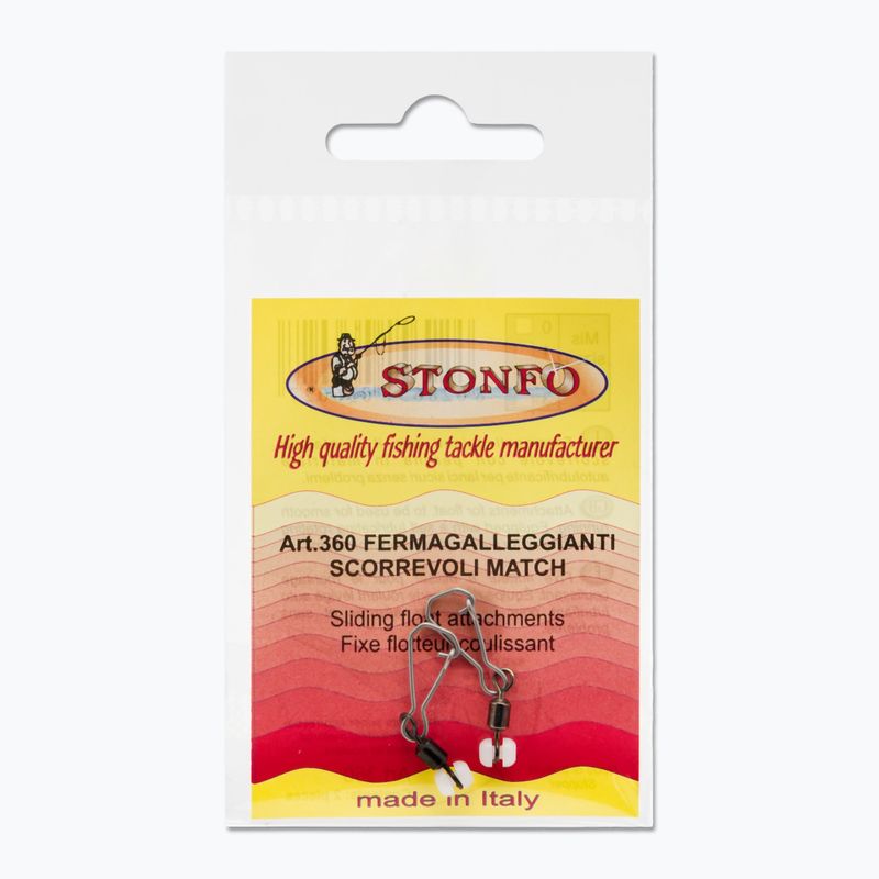 Stonfo float fixing system 2 pcs silver 218254