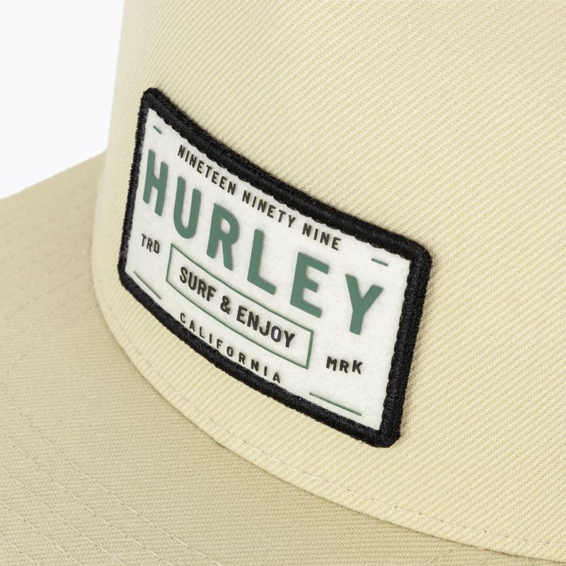 Men's Hurley Bixby light bone baseball cap 3