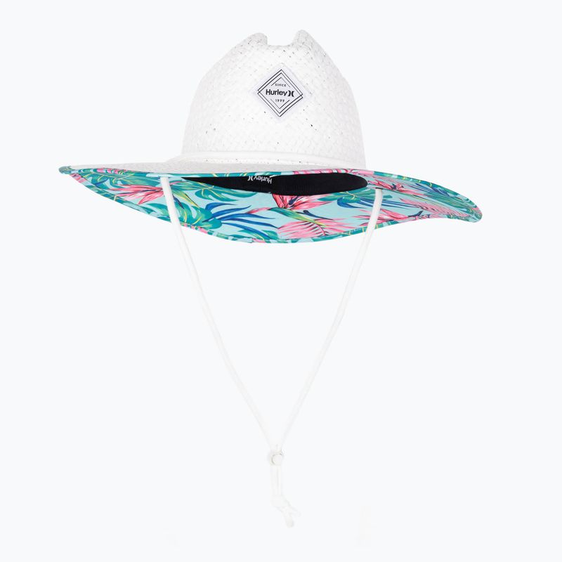 Hurley Diamond Straw women's hat celestial teal 2