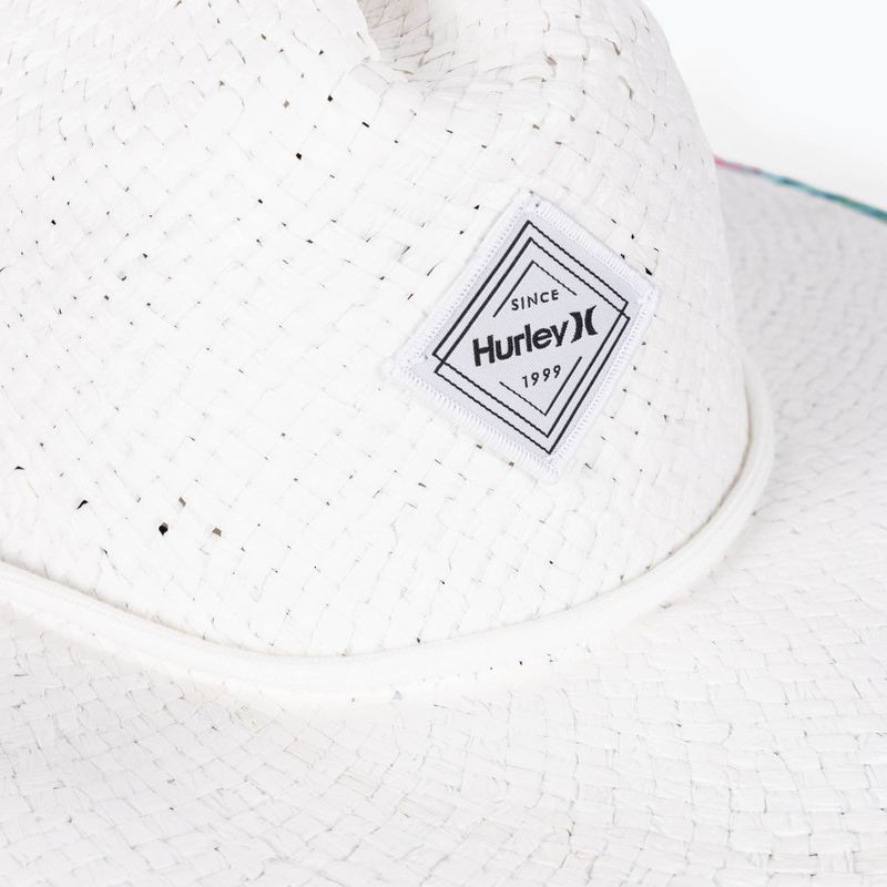 Hurley Diamond Straw women's hat celestial teal 4