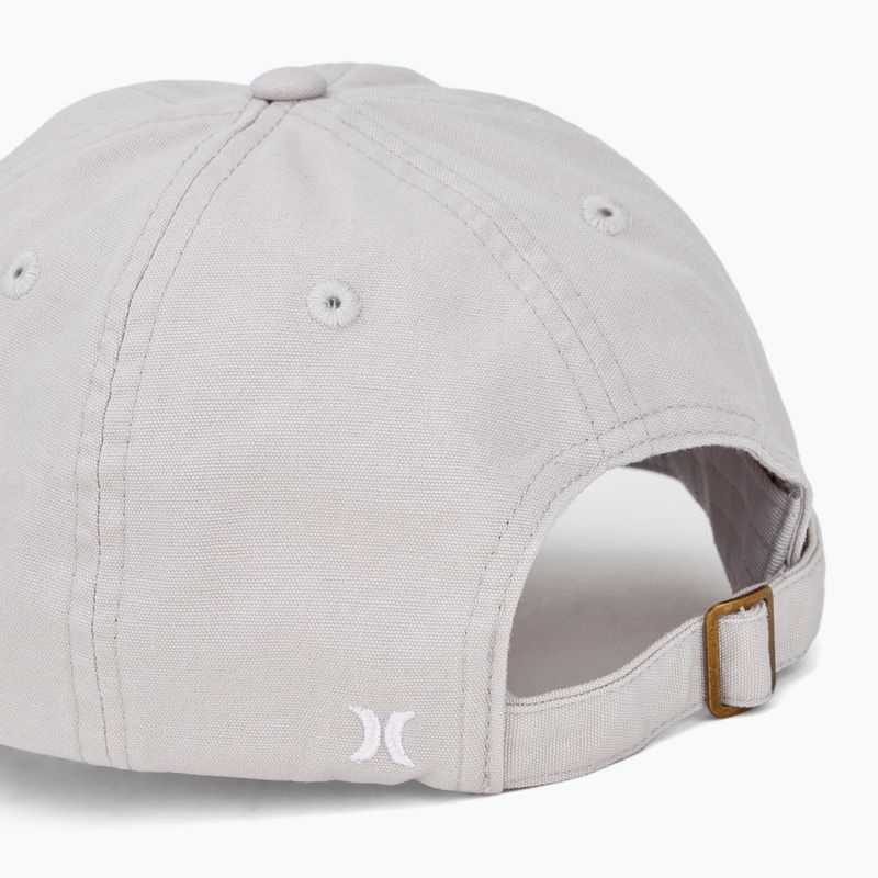 Men's Hurley Blank Canvas light bone baseball cap 4