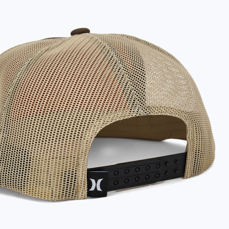 Men's Hurley Mavericks Trucker velvet brown baseball cap 4