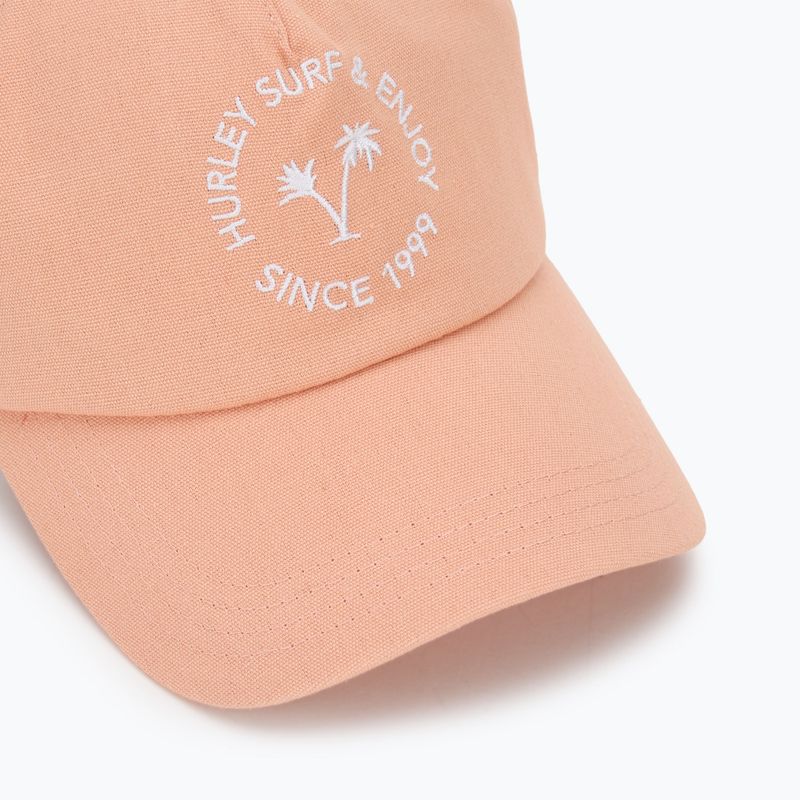 Hurley Clare pink tint women's baseball cap 3