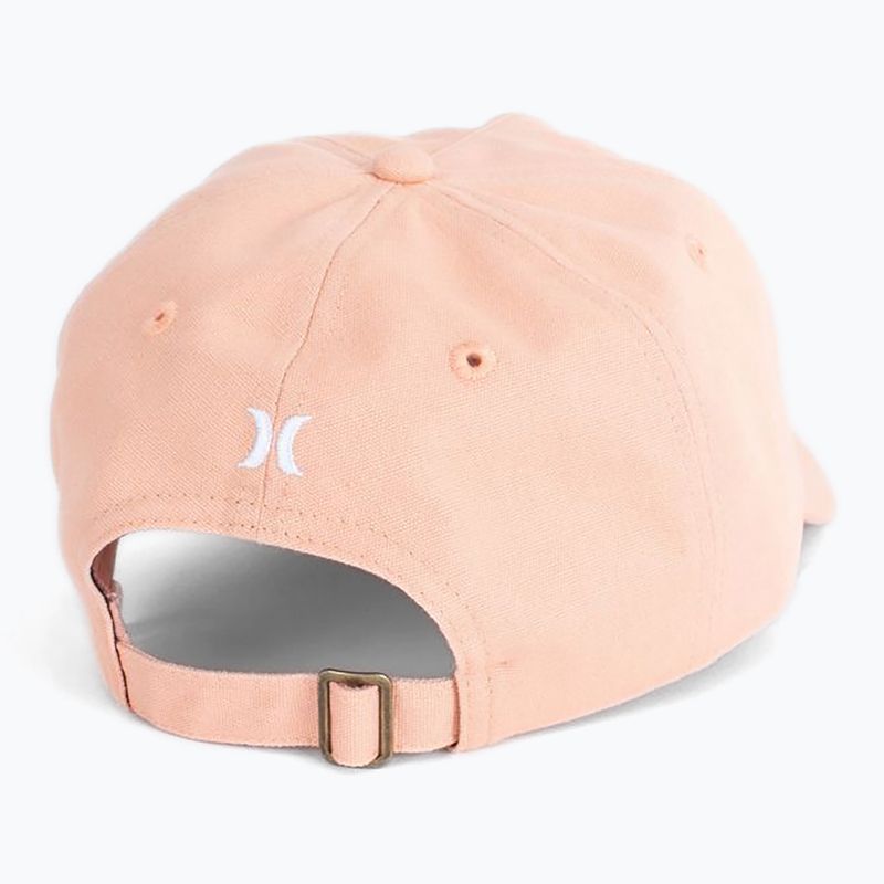 Hurley Clare pink tint women's baseball cap 2