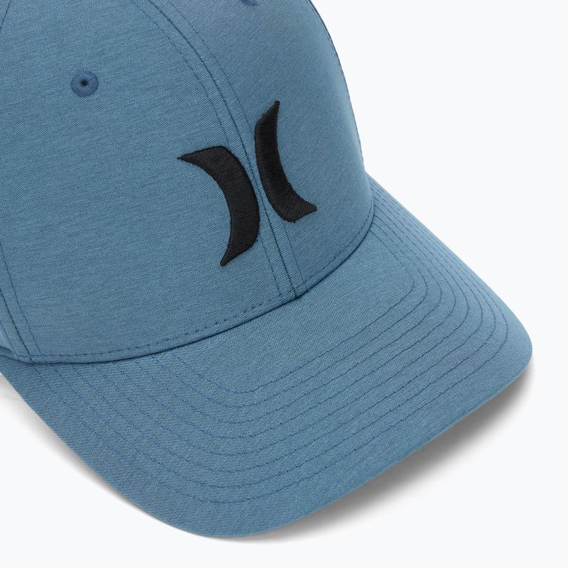 Hurley Icon Texture valerian blue men's baseball cap 3