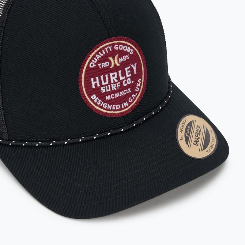 Hurley Jetties Trucker men's baseball cap black 3